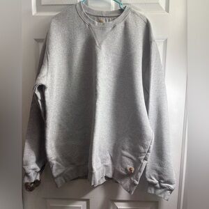 Carhartt Gray Crewneck Sweater Casual Comfort